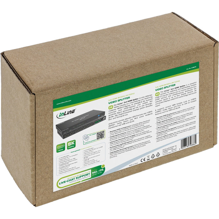 EAN 4043718348862 - InLine 57887D divisor de video HDMI 4x HDMI imagen 7