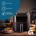 EAN 8426156017785 - Grunkel BLACKLIGHTFRYER freidora Sencillo 6 L Independiente 1400 W Freidora de aire caliente Negro imagen 3