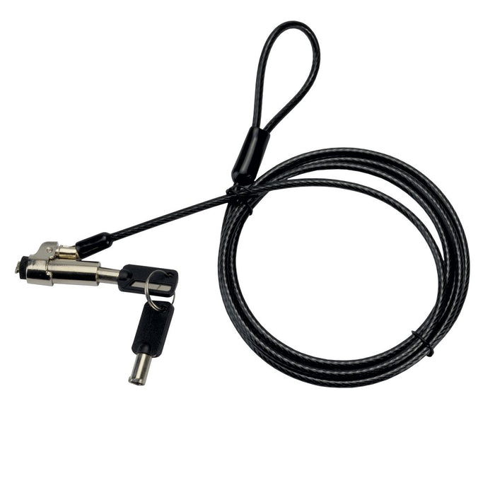 EAN 3700224768775 - MCL MJ1A99AZZZ8LENAN7 - C?ble antivol cable antirrobo Negro, Acero inoxidable 1,8 m imagen 1