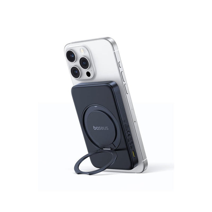EAN 6932172677619 - Baseus PicoGo Qi2 Polímero de litio 5000 mAh Cargador inalámbrico Negro imagen 2