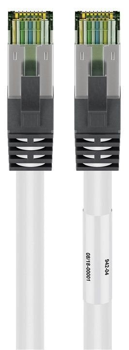 EAN 4040849551239 - Goobay 55123 cable de red Blanco 0,5 m Cat8.1 S/FTP (S-STP) imagen 1