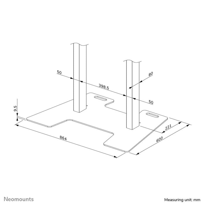 EAN 8717371440688 - Neomounts AFP-875WH accesorio para soporte de televisor imagen 11