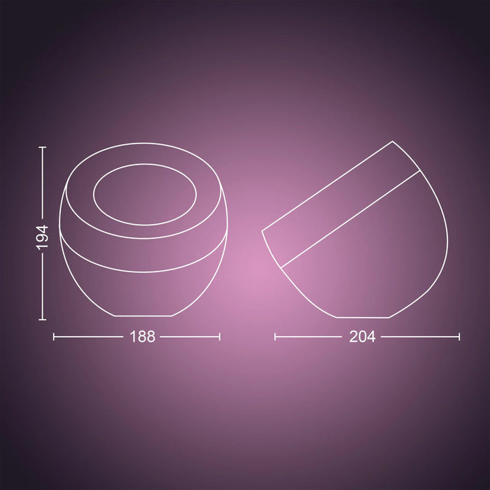 EAN 8719514264465 - Philips Hue White and Color ambiance 8719514264465 iluminación inteligente Lámpara de mesa inteligente Bl imagen 4