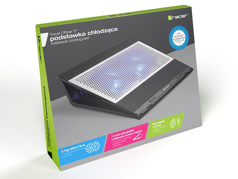 EAN 5907512867587 - Tracer Officer almohadilla fría 43,2 cm (17") 1100 RPM Negro, Plata imagen 6