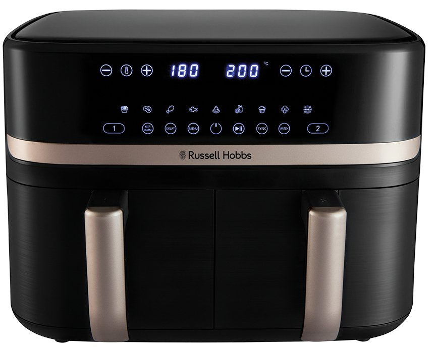 EAN 5038061168167 - Russell Hobbs SatisFry Dual Basket Heißluftfritteuse Doble 9 L Independiente 2800 W Freidora de aire cali imagen 3