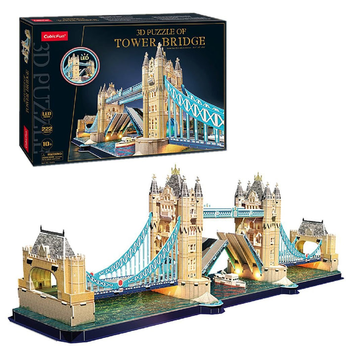 EAN 6944588205317 - CubicFun Tower Bridge Puzle 3D 222 pieza(s) Edificios imagen 2