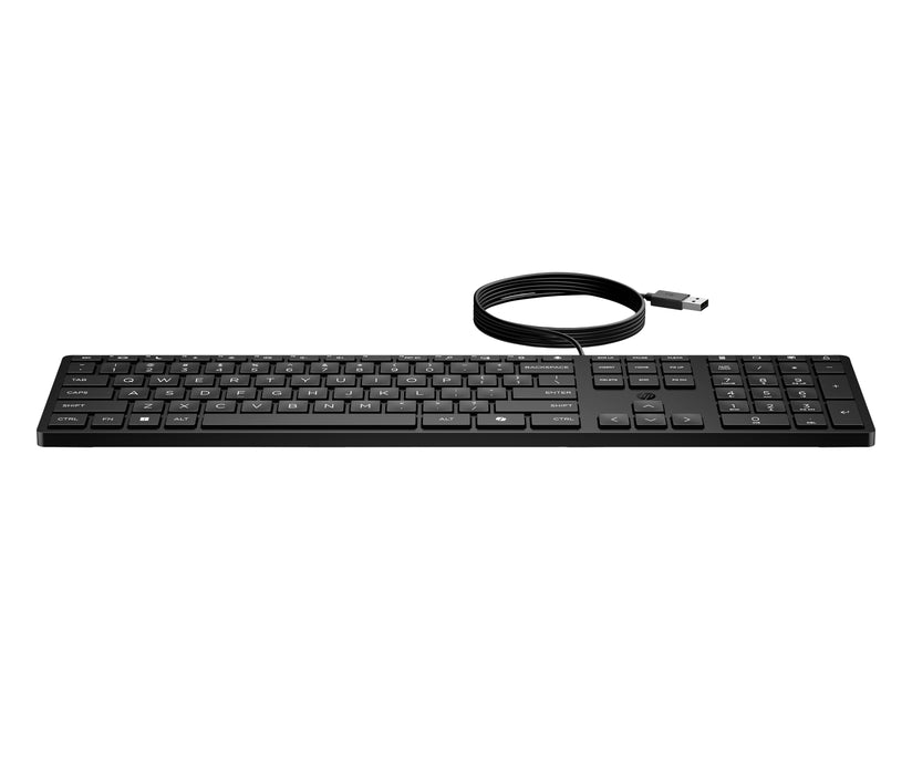 EAN 5715063732816 - HP 320K Wired Keyboard teclado Oficina USB Negro imagen 1
