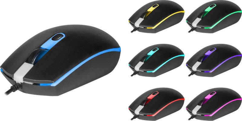 EAN 4714033529860 - Defender DOT MB-986 ratón Juego Ambidextro USB tipo A Óptico 1600 DPI imagen 4