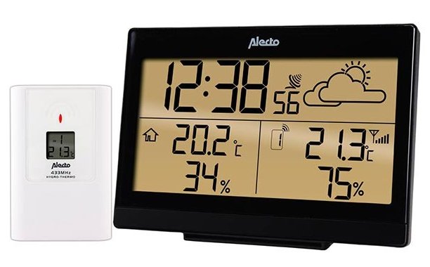 EAN 8712412571291 - Alecto WS-2300 estación meteorológica digital Negro, Blanco Batería imagen 1
