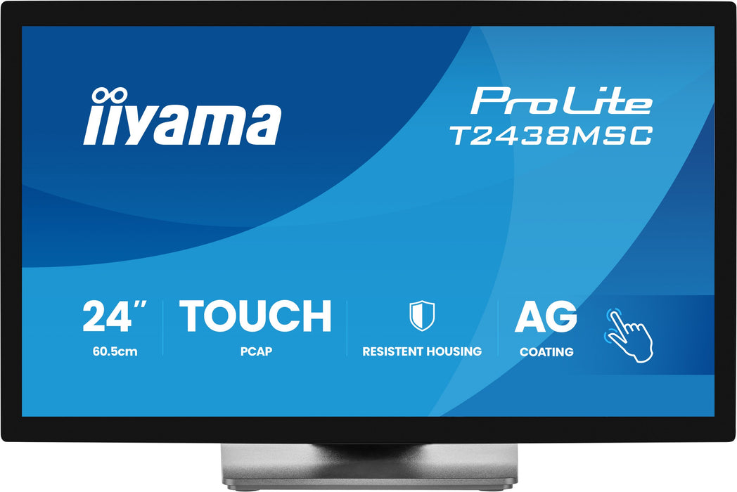 EAN 4948570127276 - iiyama ProLite T2438MSC-B2 pantalla para PC 60,5 cm (23.8") 1920 x 1080 Pixeles Full HD Pantalla táctil imagen 3