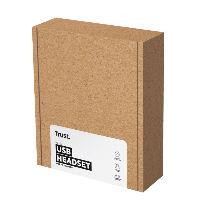 EAN 8713439241860 - Trust HS-200 Auriculares Alámbrico Diadema Oficina/Centro de llamadas USB tipo A Negro imagen 7