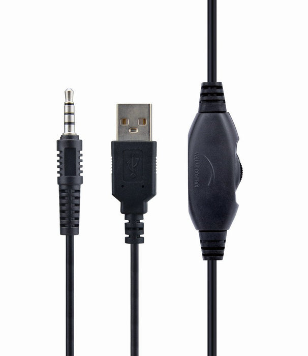 EAN 8716309117418 - Gembird GHS-06 auricular y casco Auriculares Alámbrico Diadema Juego USB tipo A Negro imagen 3