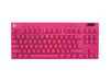 EAN 5099206113534 - Logitech G PRO X TKL teclado Juego RF Wireless + Bluetooth QWERTY Internacional de EE.UU. Magenta imagen 2