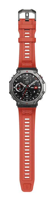 EAN 6970100374933 - Amazfit T-Rex 3 Lava 3,81 cm (1.5") AMOLED 48.5 mm Digital 480 x 480 Pixeles Pantalla táctil Negro, Acero imagen 7
