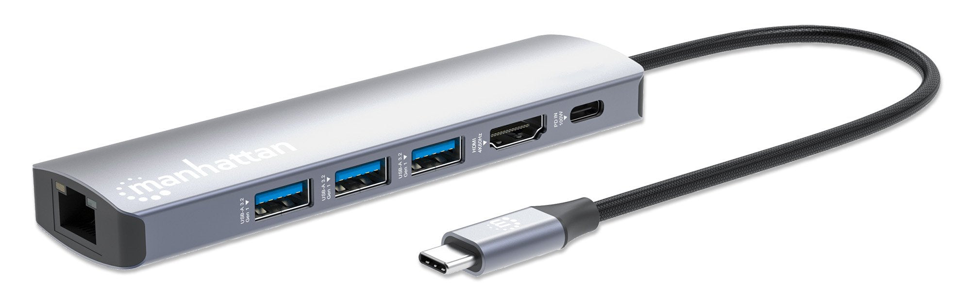 EAN 0766623153959 - Manhattan 153959 base para portátil y replicador de puertos Alámbrico USB 3.2 Gen 1 (3.1 Gen 1) Type-C Pl imagen 1