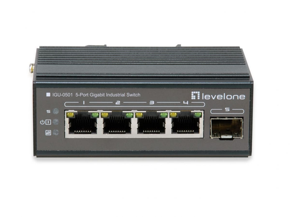 EAN 4015867223970 - LevelOne IGU-0501 switch Gigabit Ethernet (10/100/1000) Negro imagen 1