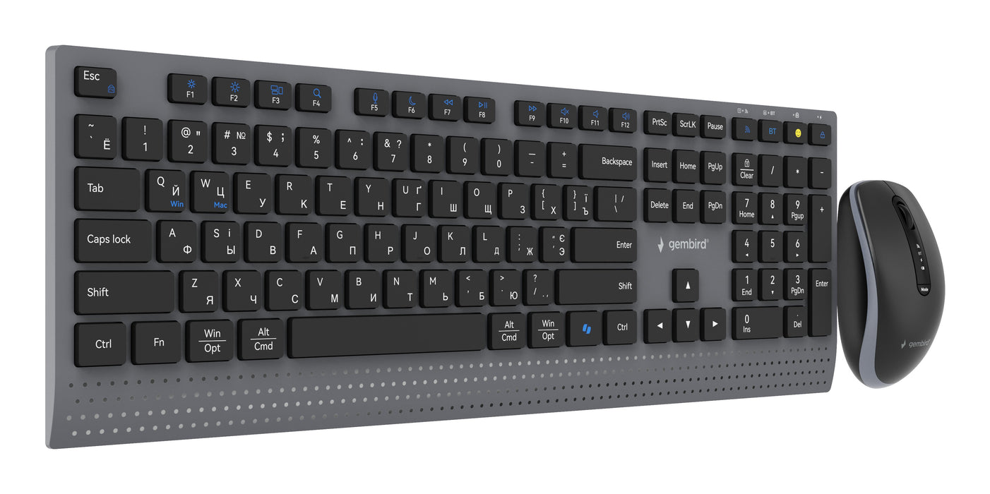 EAN 8716309137942 - Gembird KBS-WPS-02 teclado Ratón incluido Hogar / Oficina RF Wireless + Bluetooth QWERTY Internacional de imagen 6