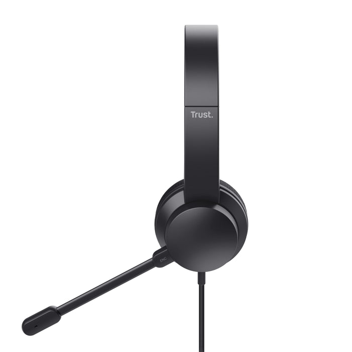 EAN 8713439253344 - Trust HS-260 Auriculares Alámbrico Banda para cuello Oficina/Centro de llamadas USB tipo A Negro imagen 5