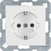 EAN 4011334277774 - Hager 47238989 placa de pared y cubierta de interruptor Blanco imagen 1