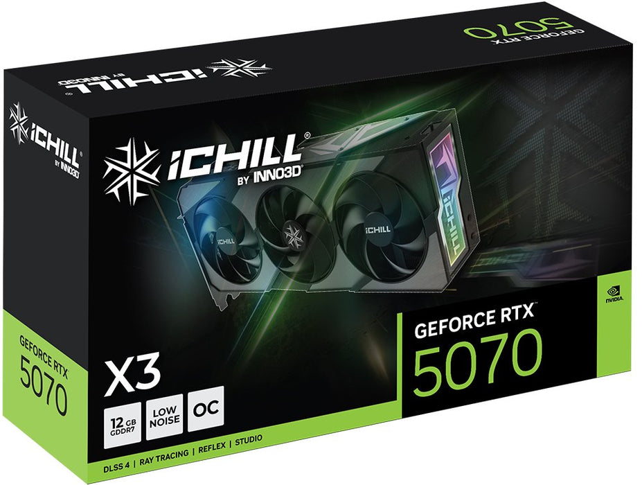 EAN 8886307700308 - INNO3D iChill GeForce RTX 5070 X3 NVIDIA 12 GB GDDR7 imagen 3