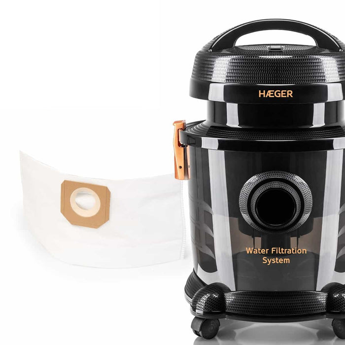 EAN 5608475023309 - Haeger VC-12W.044A aspiradora 7 L Aspiradora de tambor Seca y húmeda 1200 W imagen 3