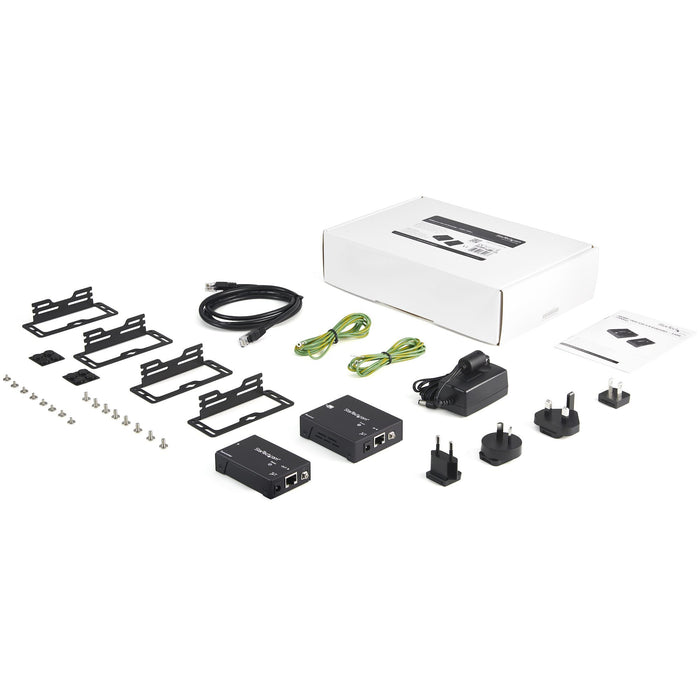 EAN 0065030854177 - StarTech.com ST121HDBTPW extensor audio/video Transmisor y receptor de señales AV Negro imagen 6
