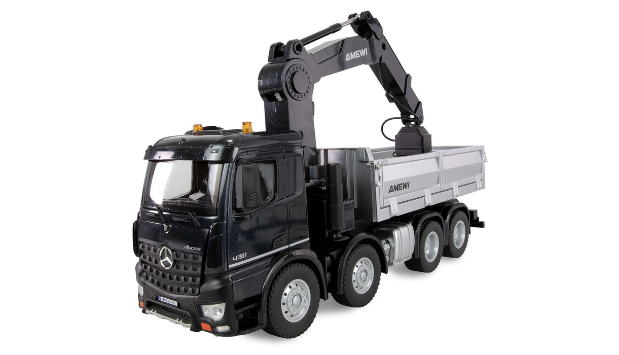 EAN 4262500342516 - Amewi 22716 modelo controlado por radio Grúa montada en camión Motor eléctrico 1:18 imagen 1