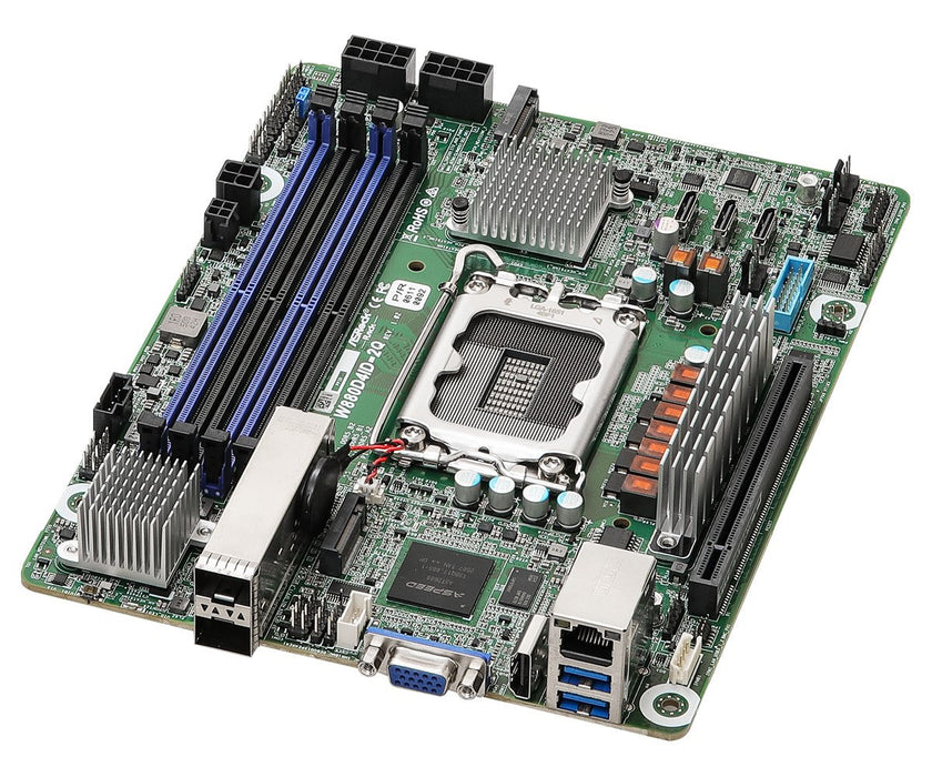 EAN 4711430525198 - Asrock W880D4ID-2Q placa base Intel W880 LGA 1851 (Socket V1) mini ITX imagen 2