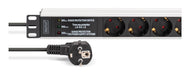 EAN 4016032501688 - Digitus DN-95441 unidad de distribución de energía (PDU) 7 salidas AC 1U Negro, Plata imagen 4