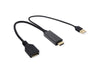 EAN 7630049632509 - VALUE 12.99.3146 adaptador de cable de vídeo 0,3 m HDMI tipo A (Estándar) DisplayPort Negro imagen 1