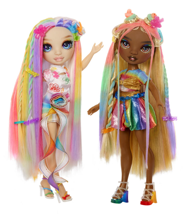 EAN 0035051526797 - Rainbow High Hair Chalk & Style Doll- Meline (Gold) imagen 12