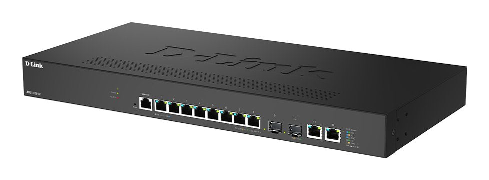 EAN 0790069476631 - D-Link DMS-1250-12/E switch Gestionado L2 10G Ethernet (100/1000/10000) Negro imagen 3