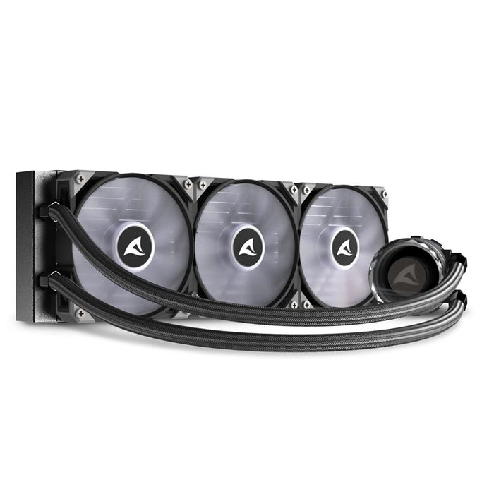 EAN 4044951038015 - Sharkoon S90 RGB Carcasa del ordenador, Procesador Sistema de refrigeración líquida todo en uno 12 cm Neg imagen 5