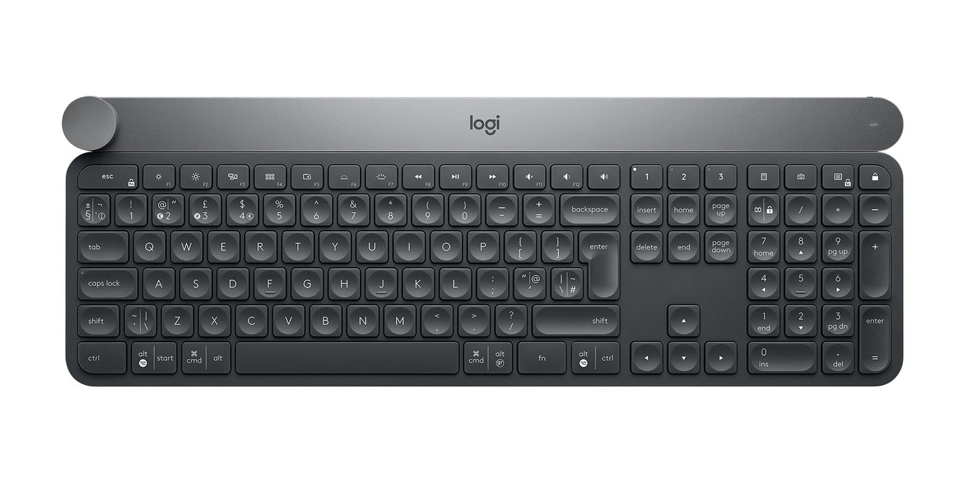 EAN 5099206072879 - Logitech 920-008503 teclado Universal RF Wireless + Bluetooth QWERTY Inglés del Reino Unido Negro, Gris imagen 2