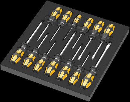 EAN 4013288232540 - Wera 05150105001 destornillador manual Juego Destornillador plano imagen 2