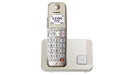 EAN 5025232915774 - Panasonic KX-TGE250 Teléfono DECT Identificador de llamadas Champán, Oro imagen 2