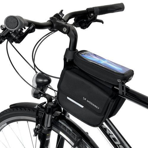 EAN 5907769301452 - Wozinsky WBB26BK Montura Bolsa de bicicletas 1,5 L Poliéster, Termoplástico de poliuretano (TPU) Negro imagen 1