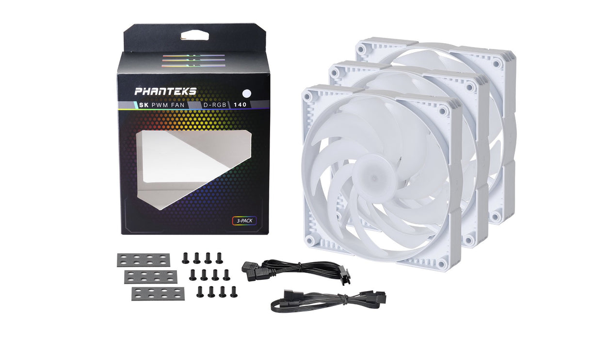 EAN 886523002253 - Phanteks PH-F140SK Ventilador 14 cm Blanco 3 pieza(s) imagen 5