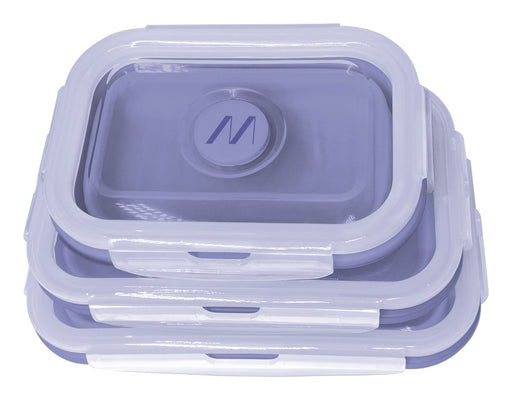 EAN 8021735219057 - Muitomas LUNCHBOXSETVL fiambrera Conjunto de fiambrera y bidón reutilizable Plástico, Silicona Violeta 3  imagen 1