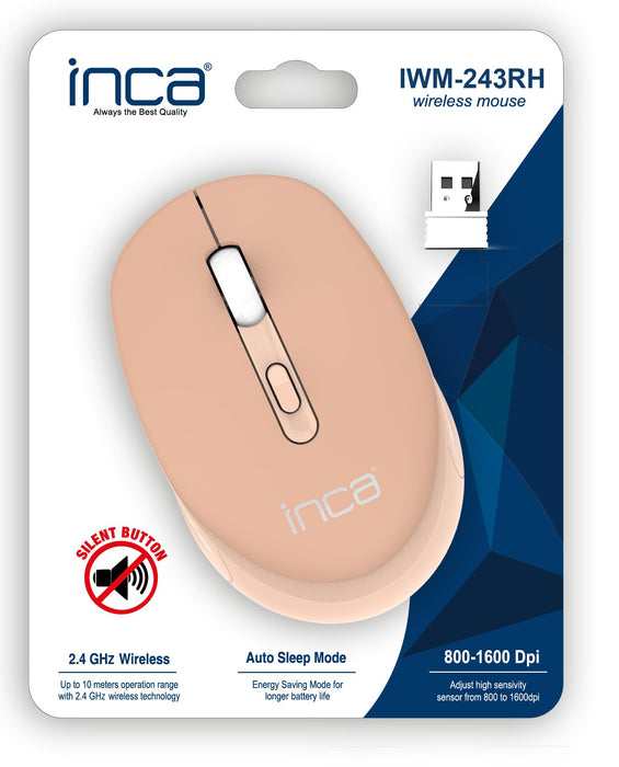 EAN 8681949014819 - Inca IWM-243RH ratón Ambidextro RF inalámbrico Óptico 1600 DPI imagen 6