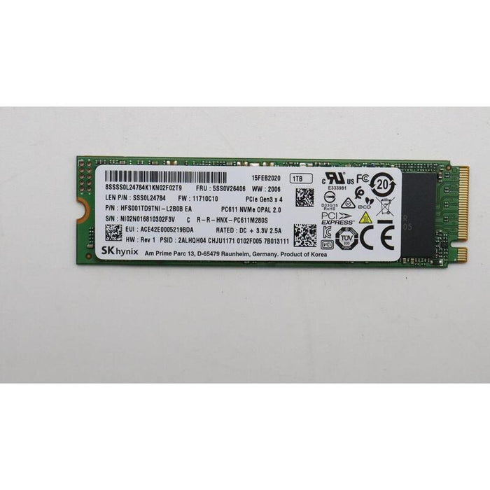 1tb M.2 Pcie Nvme Solid-State  Drive