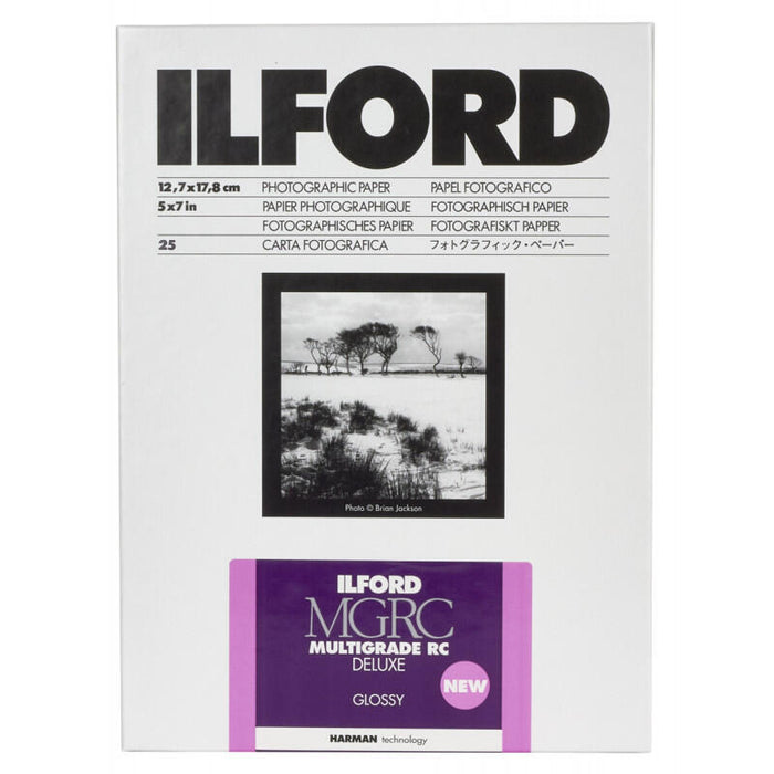 1x 25 Papel Fotografico Ilford Mg Rc Dl  1m  13x18