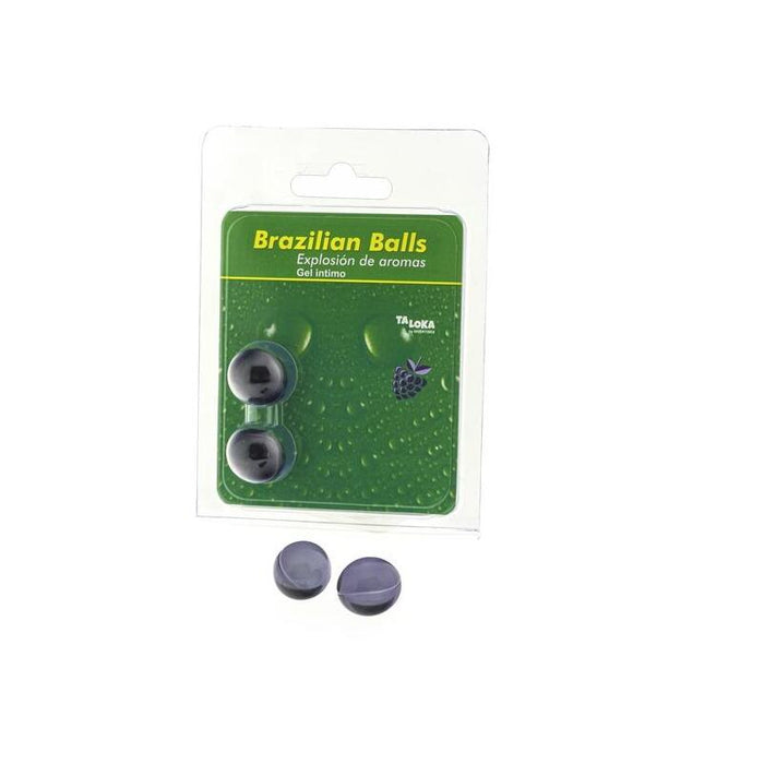 2  Brazilian Balls Explosion De Aromas Gel Intimo - Frutas Del Bosque