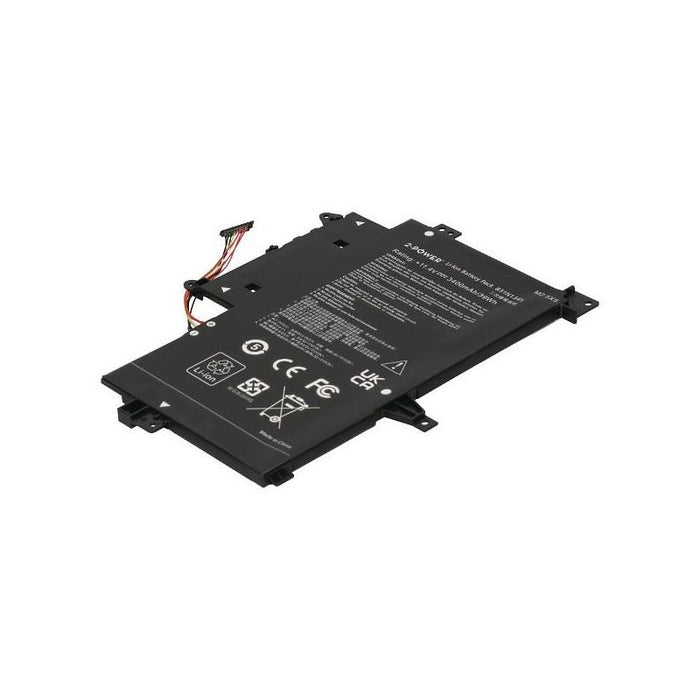 2-Power Batería 11.4v 3400mah Para Asus Transformer Book Flip Tp500la 2p-0b200-00990100
