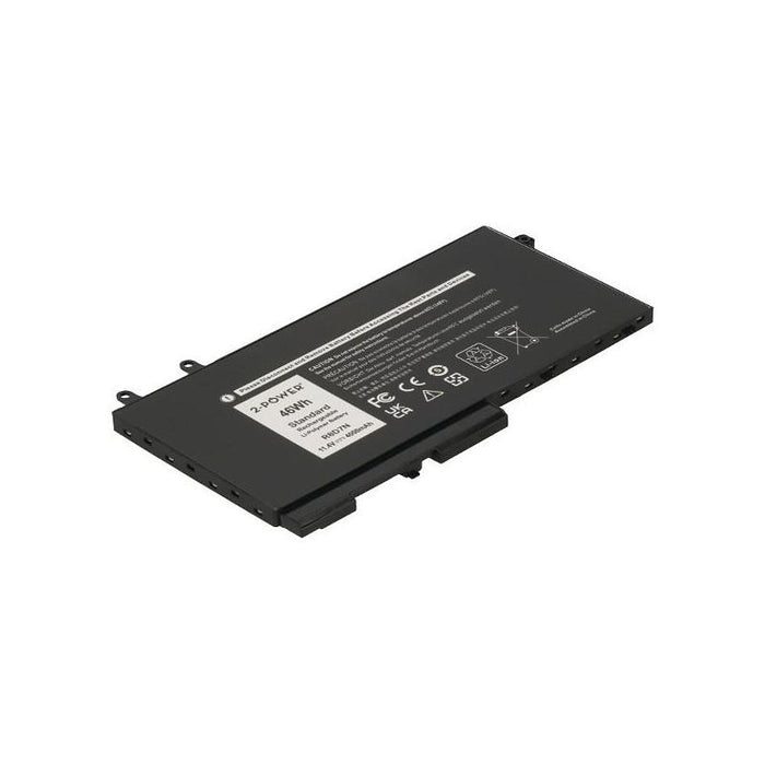 2-Power Batería 11.4v 4000mah Para Dell Latitude 5400 2p-0w8gmw