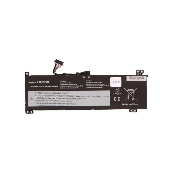 2-Power Batería 11.52v 3910mah Para Lenovo Ideapad Gaming 3-15ihu6 (82k1) 2p-L20c3pc2