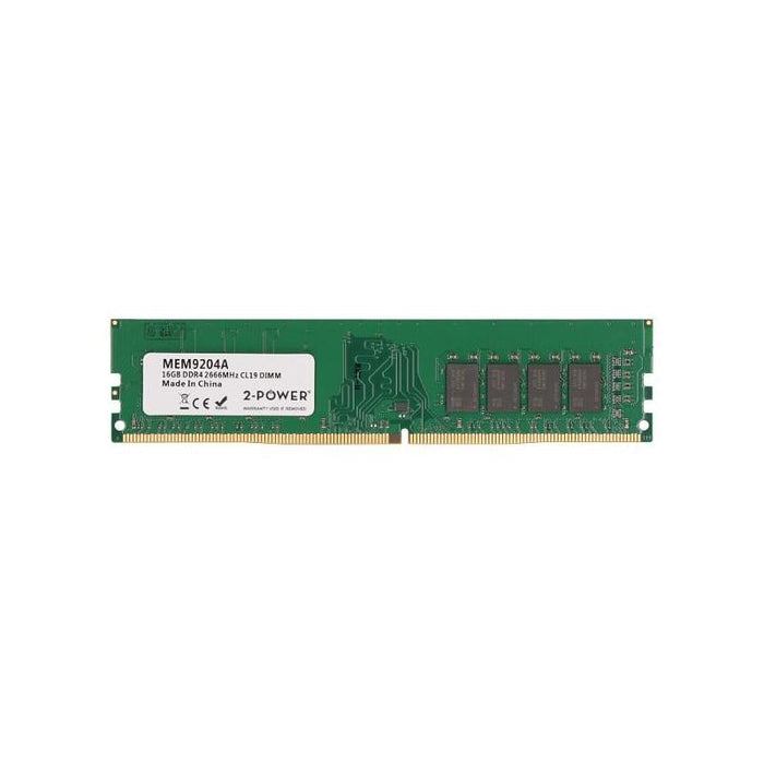 2-Power Memoria 16gb Ddr4 2666mhz Cl19 Dimm 2p-Psd416g26662