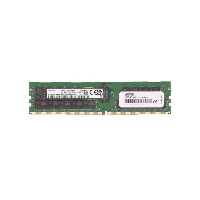 2-Power Memoria 32gb Ddr4 3200mhz Ecc Cl22 Rdimm Mem9704a