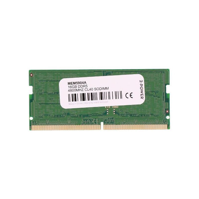 2-Power Memoria Sodimm 16gb Ddr5 4800mhz Cl40 Sodimm 2p-M97596-001