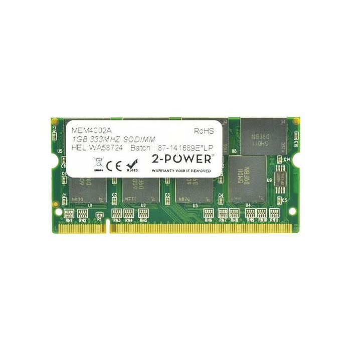 2-Power Memoria Sodimm 1gb Pc2700 333mhz Sodimm 2p-Pa3278u-1m1g